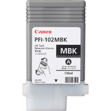 CANON SERBATOIO INCH. NERO MATT PFI-102MBK SINGOLO (130ML) 0894B001 X IPF 610/710/720/605/510