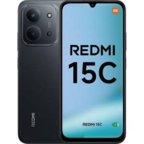 XIAOMI REDMI 15C 4+256GB 6.9" MIDNIGHT BLACK DS EU