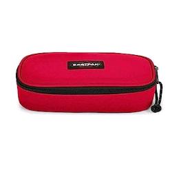 EASTPACK ASTUCCIO OVALE IN NYLON POLIESTERE 22X9X5 CM CON ZIP TERRA RED