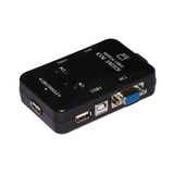 SWITCH LINK KVM 2PC USB/VGA/KB + AUDIO MOUSE CON CAVI INCLUSI PER CONDIVIDERE 2 PC CON UN MONITOR