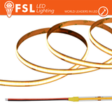 LUCE CALDA - 3000K STRISCIA LED COB 5METRI - IP20 3000K 24V 15W/M 1450LM/M