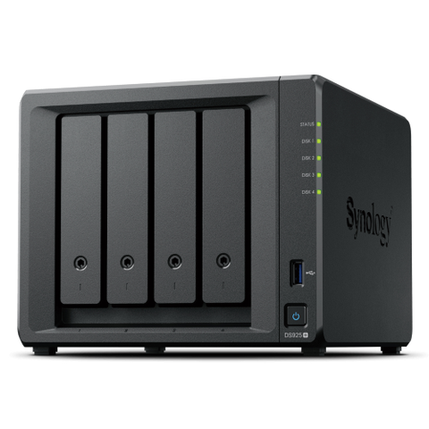 NAS SYNOLOGY DS925+ 4SSD 3,5/2,52 P GIGA/2P USB/1P ESATA NO SSD