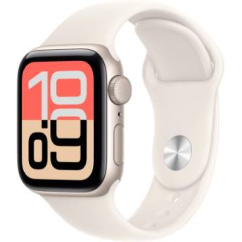 APPLE WATCH SE 3 40MM AC/STARLIGHT SB/STARLIGHT M/L EU MEH54MP/A