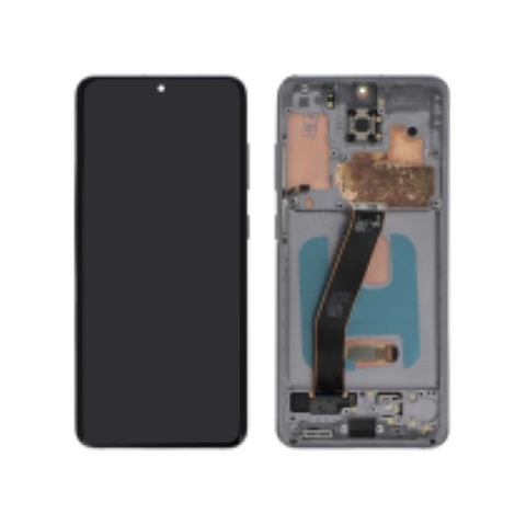 SAMSUNG DISPLAY COMPLETO GRIGIO GALAXY S20 G980F RIGENERATO GH82-31432A GH82-31433A 980