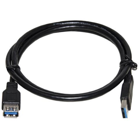 CAVO USB 3.0 A-A 1MT M/F BK PROLUNGA IN RAME