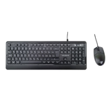 YASHI PROFESSIONAL MULTIMEDIA SOFT KEYBOARD & MOUSE USB KIT - BLACK - ITA - MY539