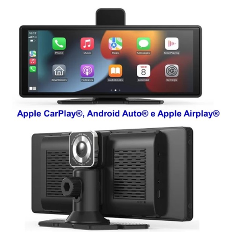 SCHERMO MAXCOM MC01 VIBE APPLE CARPLAY ANDROID AUTO E APPLE AIRPLAY DASH CAM