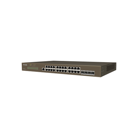 TENDA SWITCH L3 MANAGED 24 PORT GIGABIT - 4SFP - TEG5328F