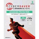 CYBERSAVER ADVANCED PROTECTION - INTERNET SECURITY 3 DISPOSITIVI SEMPRE AGGIORNATO LICENZA 12 MESI BOX