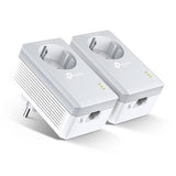 TP-Link Kit 2 powerline con Shuko passante 1 port LAN TL-PA4010P KIT