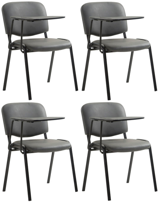 4er Set Sthle Ken mit Klapptisch Kunstleder