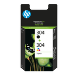 HP MULTIPACK 304 BK+304 COLORE ORIGINALE