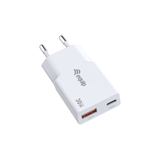 ALIMENTATORE 30W GAN 2 PORTE SLIM W 1*USB C+1*USB A QC+PD3.0