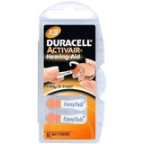 DURACELL ACTIVEAIR DA 13 PR48 HEARING AID BATTERIE PER APPARECCHI ACUSTICI 1.45 V CONF 6 PZ.