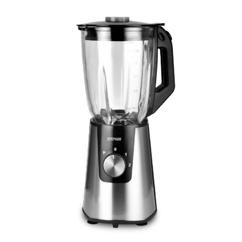 ZEPHIR FRULLATORE 1,5LT LAMA ACCIAIO 2VEL. 600W INOX/NERO ZHC488