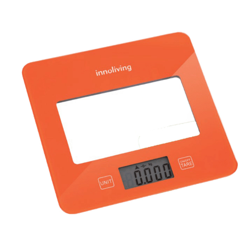 INNOLIVING BILANCIA DA CUCINA DIGITALE SLIM 5KG ARANCIONE INN-123O