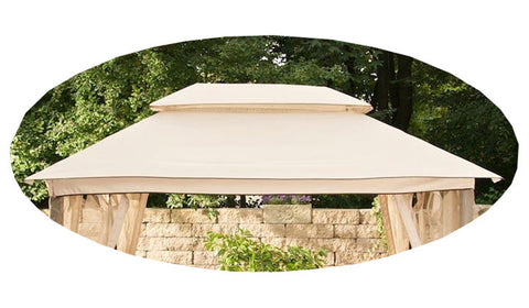 Stoff-Dach fr Kenia Hollywoodschaukel