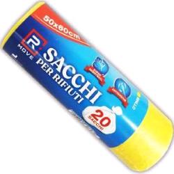 RMOVE ROTOLO A STRAPPO DA 20 SACCHI RIFIUTI 50X60 CM GIALLO