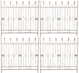 4er Set Gartenzune Mangold