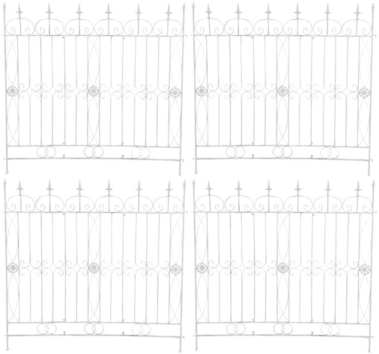 4er Set Gartenzune Mangold