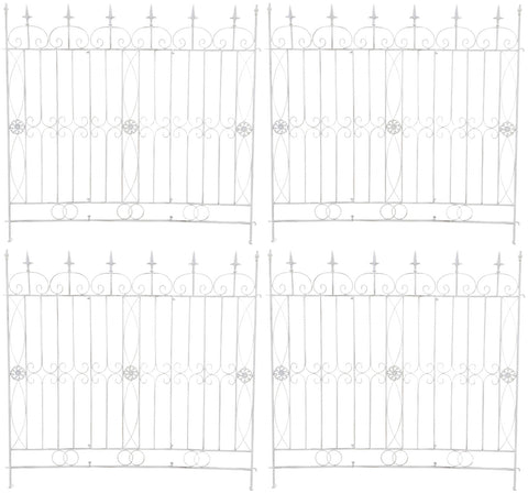 4er Set Gartenzune Mangold
