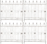 4er Set Gartenzune Mangold
