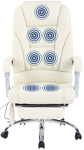 Brostuhl Pacific Echtleder mit Massagefunktion