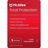 MCAFEE TOTAL PROTECTION 5 DISPOSITIVI 1 ANNO