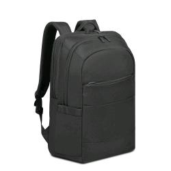 RIVACASE 8267 ZAINO PER NOTEBOOK DA 17.3" IN POLIESTERE 2 SCOMPARTI TASCHE LATERALI E FRONTALI RESISTENTE ALL'ACQUA NERO