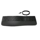 HP 480 COMFORT WIRED KEYBOARD TASTIERA USB-A TASTI PROGRAMMABILI INCLINAZIONE REGOLABILE CAVO 1.5 MT NERO