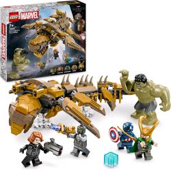LEGO MARVEL AVENGERS VS LEVIATHAN FIGURA DA COSTRUIRE CON 1 PERSONAGGIO E 4 MINIFIGURE