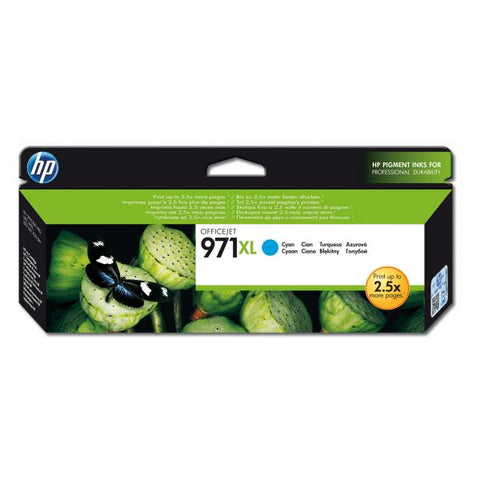 HP 971XL CARTUCHA CIANO ALTA CAPACITA' PARA HP OFFICEJET PRO X451DW/X551DW 6.600 PAGINA