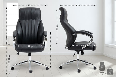 Brostuhl Wigan Echtleder