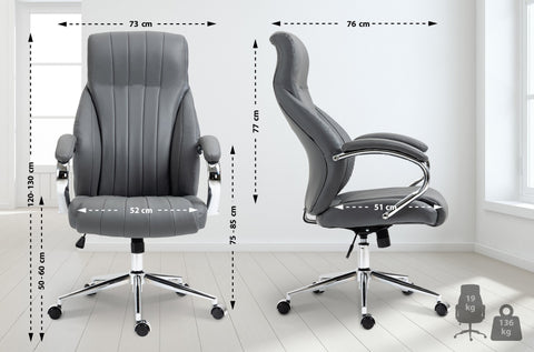 Brostuhl Wigan Echtleder