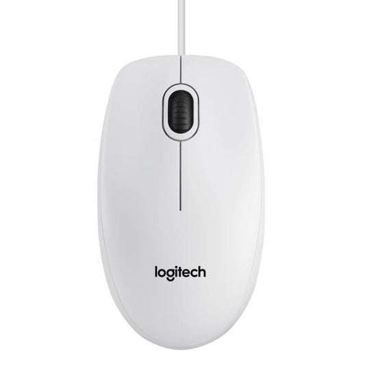 MOUSE LOGITECH B100 LOG OEM USB WHITE CON SCROLLING