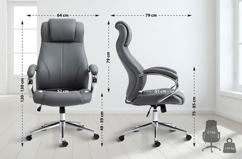 Brostuhl Salford Echtleder