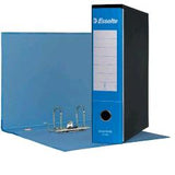 ESSELTE ESSENTIALS G75 REGISTRTORE FORMATO PROTOCOLLO IN CARTONE 330X230X80 mm CON CUSTODIA AZZURRO CONF 6 Pz.