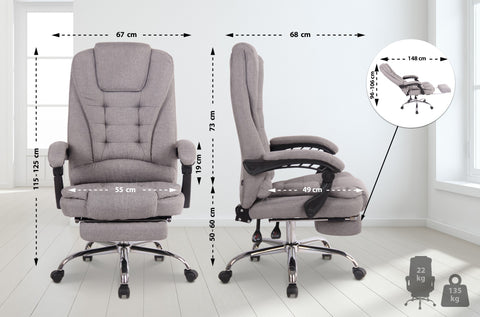 Brostuhl Oxygen Stoff