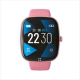 TECHMADE BUYTECH SMARTWATCH 1.83" BLUETOOTH 5.3 G-SENSOR CARDIO TEST PEDOMETRO CINTURINO IN SILICONE ROSA