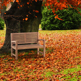 Teakbank Halden 120 cm mit Abdeckhaube