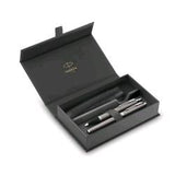 PARKER GIFT SET DUO PENNA STILOGRAFICA PUNTA M E PENNA A SFERA PUNTA M INCHIOSTRO BLU CONFEZIONE REGALO