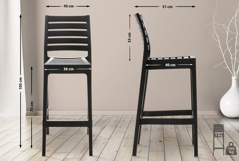 4er Set Barhocker Ares