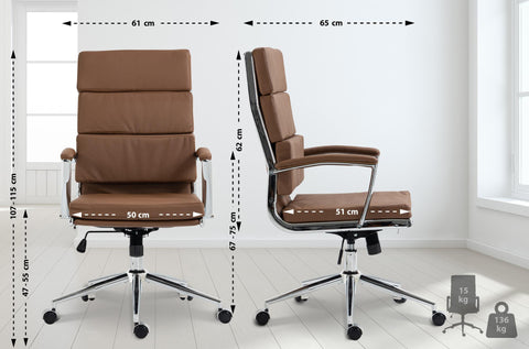 Brostuhl Cleveland Kunstleder