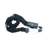 YALE CATENA ESSENTIAL CON SERRATURA A CHIAVE 0.9 MT IN LEGA DI ZINGO CON 2 CHIAVI NERO