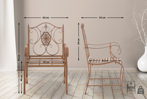 2er Set Gartensthle Punjab