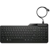 HP 405 TASTIERA USB RETROILLUMINATA LED TASTI ULTRASILENZIOSI MULTIDISPOSITIVO LAYOUT ITALIANO NERO