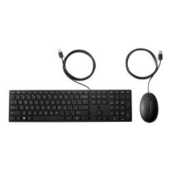 HP DESKTOP 320MK SET MOUSE + TASTIERA FULL SIZE USB ITALIANA NERO