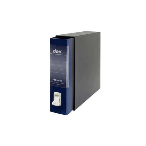 REXEL DOX 1 REGISTRATORE FORMATO COMMERCIALE 230X297X80 mm COL. BLU CONF 6 Pz.