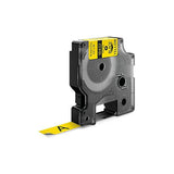 DYMO D1 RHINOPRO NASTRO IN VINILE COLORE GIALLO STAMPA NERO 12MMX5,5MT (18432)