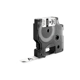 DYMO D1 RHINOPRO NASTRO IN VINILE 12MM X 5.5MT COLORE BIANCO STAMPA NERO (18444)